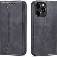 Hurtel Magnet Fancy Case etui do iPhone 13 Pro Max pokrowiec portfel na karty kartę podstawka czarny 11542422 9145576249628