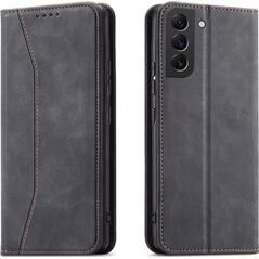 Hurtel Magnet Fancy Case etui do Samsung Galaxy S22+ (S22 Plus) pokrowiec portfel na karty kartę podstawka czarny 11542450 9145576249949