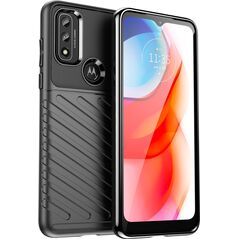 Hurtel Thunder Case elastyczne pancerne etui pokrowiec Motorola Moto G Play 2022 czarny 11547392 9145576255087