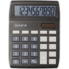 Kalkulator Genie GENIE Tischrechner 840BK schwarz 10-stellig 11552479 4015468122580