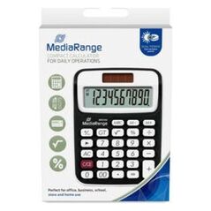 Kalkulator MediaRange MediaRange Taschenrechner 10-st. LC-Display Solar/Bat. sw/we 11554668 4260664872757