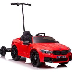 Lean Cars Auto Na Akumulator BMW M5 Z Platformą Dla Rodzica Czerwone Lakierowane 11635719 5904204755795