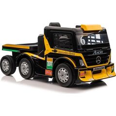 Lean Cars Auto Na Akumulator Mercedes + Naczepa XMX622B Zółty LCD 11635867 5904665994276