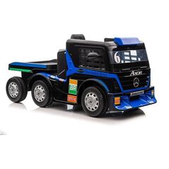 Lean Cars Auto Na Akumulator Mercedes + Naczepa XMX622B Granatowy LCD 11635868 5904665994306