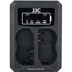 Ładowarka do aparatu JJC Ładowarka Dwukanałowa Podwójna Usb Do Nikon En-el15 / En-el15a / En-el15b 11730560 6950291562661