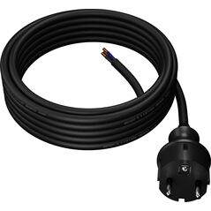 AWTools AWTOOLS PRZEWÓD Z WTYCZKĄ 2m 3x1,5 CZARNY H05VV-F 11740537 5903678610326