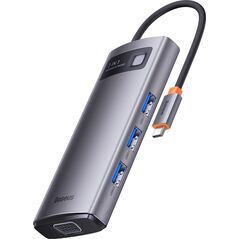 Stacja/replikator Baseus Metal Gleam USB-C (WKWG040013) 11745133 6932172608248