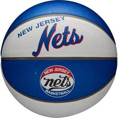 Wilson Wilson NBA Team Retro Brooklyn Nets Mini Ball WTB3200XBBRO Niebieskie 3 11753824 194979034507