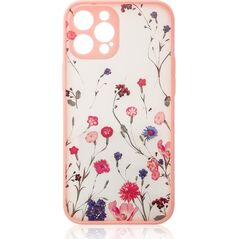 Hurtel Design Case etui do iPhone 12 Pro Max pokrowiec w kwiaty różowy 11833827 9145576253724