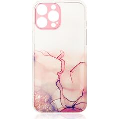 Hurtel Marble Case etui do iPhone 12 Pro żelowy pokrowiec marmur różowy 11851164 5907769310850