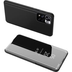Hurtel Clear View Case futerał etui z klapką Huawei nova 8i czarny 11873517 9145576257562