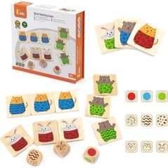Viga Toys VIGA Drewniana Układanka Gra w Szybkie Dopasowanie 27 el. 11963694 6971608446511