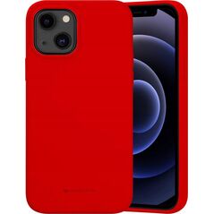 Goospery Etui Mercury Goospery Silicone do iPhone 14 czerwony 12104259 8809887821966
