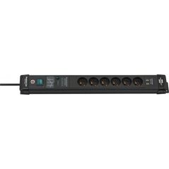 Listwa zasilająca Brennenstuhl Premium-Line przeciwprzepięciowa 6 gniazd 3 m czarna (1951164603) 12135622 4007123674077