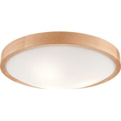 Lampa sufitowa Lamkur Plafon drewniany dębowy LED 3-punktowy wypukły 47cm 12287194 5907687441308