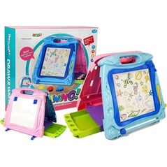 LeanToys Tablica do Rysowania Dwustronna Pisaki Magnesy 12296899 5905214972431