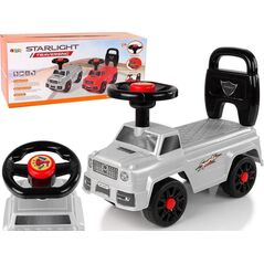 LeanToys Samochód Jeździk QX-5500- 2 Klakson Oparcie Srebrny 12297875 5905214973797