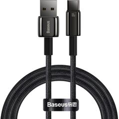 Kabel USB Baseus USB-A - USB-C 1 m Czarny (CAWJ000001) 12367099 6932172618087