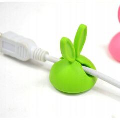 Organizer OEM ORGANIZER DO KABLI ZESTAW 4SZT., GREEN / ZIELONY 12468557 5901313413998