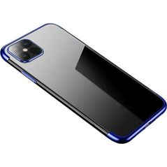 Hurtel Clear Color case żelowy pokrowiec etui z metaliczną ramką Samsung Galaxy S22+ (S22 Plus) niebieski 12514275 9145576264492