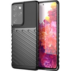 Hurtel Thunder Case etui Samsung Galaxy S23 Ultra silikonowy pancerny pokrowiec czarne 12518556 9145576268674