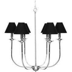 Lampa wisząca Light Prestige Lampa wisząca Glamour LP-979/6P żyrandol na łańcuchu czarny 12520663 5907629276210