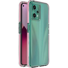 Hurtel Spring Case etui Realme 9 Pro silikonowy pokrowiec z ramką jasnoróżowe 12522708 9145576265178