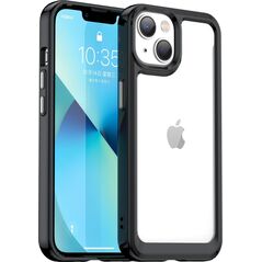 Hurtel Outer Space Case etui iPhone 14 Plus sztywny pokrowiec z żelową ramką czarny 12523461 9145576267059