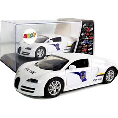 LeanToys Auto Sportowe Policyjne Policja z Napędem Dźwięk Światła Białe 12531494 5904665997338