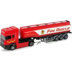 LeanToys Ciężarówka Cysterna Czerwona Straż Pożarna 30 cm Długości 12531503 5904665999905