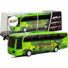 LeanToys Autobus Park Jurajski Dinozaury Zielony z Naciągiem Dźwięk Światła 12531961 5904665997215