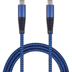 Kabel USB 2GO USB-C - USB-C 1 m Niebieski (797194) 12537078 4010425971942