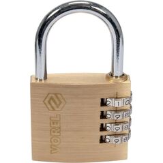Toya VOREL KŁÓDKA MOSIĘŻNA SZYFROWA 50mm 12555398 5906083088940