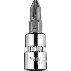 Neo Końcówka wkrętakowa PH2 na nasadce 1/4", krótka, 37 mm 12555985 5907558471250