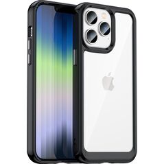 Hurtel Outer Space Case etui iPhone 14 Pro Max sztywny pokrowiec z żelową ramką czarny 12568456 5907769311185