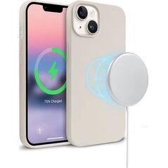 Crong Crong Color Cover Magnetic - Etui iPhone 14 MagSafe (kamienny beż) 12571848 5904310702287