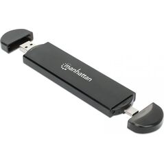Manhattan Manhattan Obudowa Zewnętrzna USB-C/A 3.2 Gen2 Dysku M.2 NVMe SATA SSD 12615277 766623130639