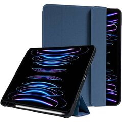 Etui na tablet Crong Crong FlexFolio  Etui iPad Pro 11 (2022-2021) / iPad Air 10.9 (5-4 gen.) z funkcją Apple Pencil (niebieski) 12625520 5904310702263