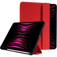 Etui na tablet Crong Crong FlexFolio  Etui iPad Pro 11 (2022-2021) / iPad Air 10.9 (5-4 gen.) z funkcją Apple Pencil (czerwony) 12625522 5904310702256