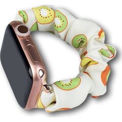Hurtel Materiałowa opaska do Watch 7 / 6 / 5 / 4 / 3 / 2 / SE (45 / 44 / 42mm) pasek bransoleta bransoletka na gumce kiwi 12666977 9145576255346