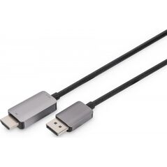 Kabel Digitus DisplayPort - HDMI 1.8m czarny (DB-340305-018-S) 12719067 4016032484196