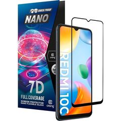 Crong Crong 7D Nano Flexible Glass - Niepękające szkło hybrydowe 9H na cały ekran Xiaomi Redmi 10C 12735939 5904310702126