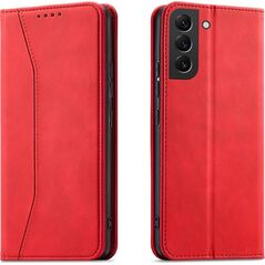 Hurtel Magnet Fancy Case etui Samsung Galaxy S23+ pokrowiec z klapką portfel podstawka czerwone 12741410 9145576271490