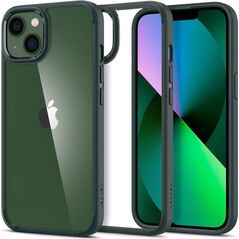 Spigen Etui IPHONE 13 Spigen Ultra Hybrid Crystal Midnight Green 12747970 8809811861129