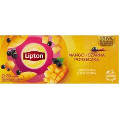 Lipton Lipton Herbatka owocowa mango i czarna porzeczka 34 g (20 torebek) 12760567 8720608013661