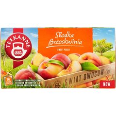 TEEKANNE Teekanne Świat Owoców Aromatyzowana herbatka owocowa słodka brzoskwinia 45 g (20 x 2,25 g) 12760577 5901086067824