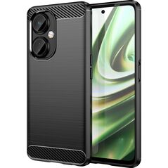 Hurtel Carbon Case etui OnePlus Nord CE 3 elastyczny silikonowy karbonowy pokrowiec czarne 12814679 9145576274651