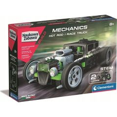Clementoni Zestaw konstrukcyjny Laboratorium Mechaniki - Hot Rod i Race Truck 12834879 8005125507924