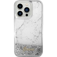 Guess Etui Guess GUHCP14SLCSGSGH Apple iPhone 14 biały/white hardcase Liquid Glitter Marble 12844375 3666339127312