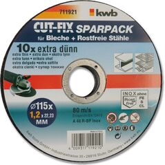 Einhell 49711922 TARCZA DO METALU 125 MM, 10 SZT. 12849435 4009317119227